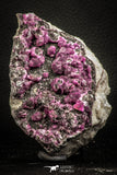 07632 -  Pink Cobaltoan Calcite Crystals on Matrix - Bou Azzer Mine (South Morocco)