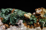 20927 - Beautiful Malachite Crystals on Barite Matrix - Taouz Barite Mines (Morocco)