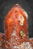 20080 - Top Beautiful 2.14 Inch Natural Red Iron-Oxide Coated Quartz Crystals Cluster