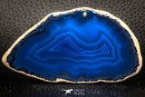 07316 -  Extremely Beautiful 3.35 Inch Brazilian Agate Slice (Chalcedony Geode Section)