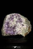 21683 - Museum Grade Purple Fluorite Crystals on Matrix Tounfit Fluorite Mine Morocco