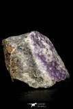 21683 - Museum Grade Purple Fluorite Crystals on Matrix Tounfit Fluorite Mine Morocco