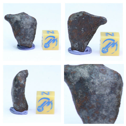 N7 & N6 Complete Oriented NWA 859 TAZA Iron Plessitic Octahedrite Meteorite 9.74g + 11.25g